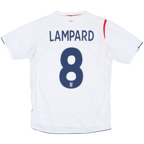 2005-07 England Home Shirt Lampard #8 - 8/10 - (M)
