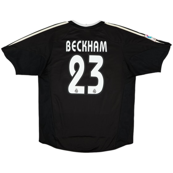 2004-05 Real Madrid Away Shirt Beckham #23 - 9/10 - (M)