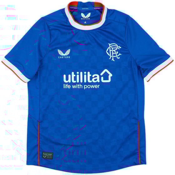 2022-23 Rangers Home Shirt - 9/10 - (L.Boys)