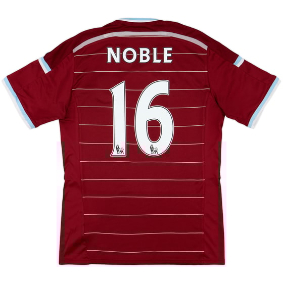 2014-15 West Ham Home Shirt Noble #16 - 7/10 - (L)