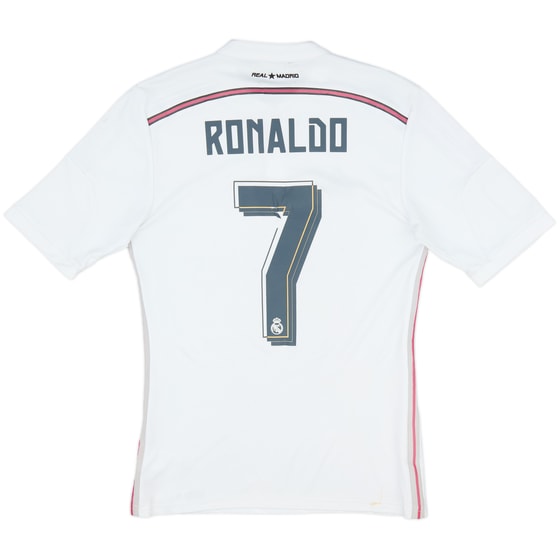 2014-15 Real Madrid Home Shirt Ronaldo #7 - 5/10 - (S)