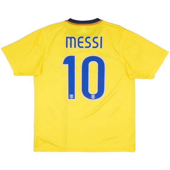 2008-10 Barcelona Basic Away Shirt Messi #10 - 8/10 - (M)