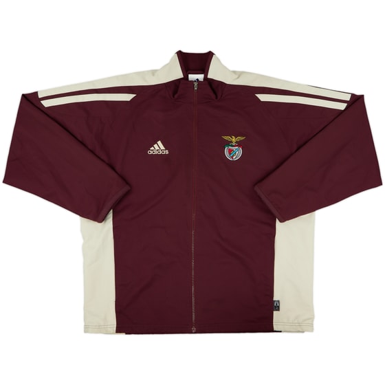 2001-02 Benfica adidas Track Jacket - 9/10 - (L)