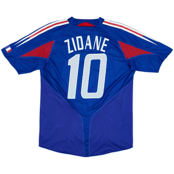 2004-06 France Player Issue Home Shirt Zidane #10 - 8/10 - (L)