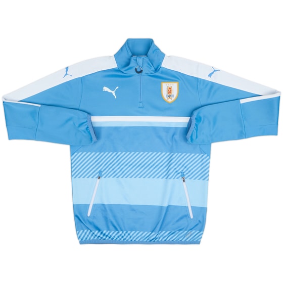 2016-17 Uruguay Puma 1/4 Zip Sweat Top - 9/10 - (M)