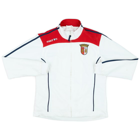 2010-11 Braga Macron Track Jacket - 7/10 - (XS)