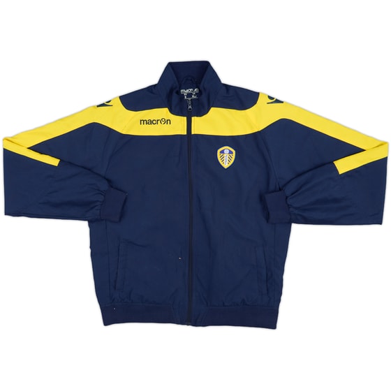 2009-10 Leeds United Macron Track Jacket - 8/10 - (XL.Boys)