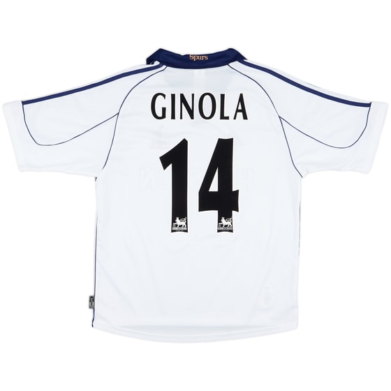1999-01 Tottenham Home Shirt Ginola #14 - 9/10 - (M)