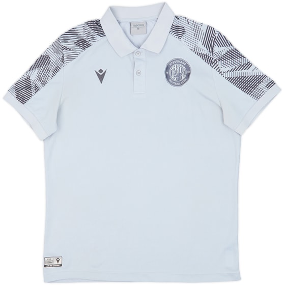 2023-24 Stevenage Macron Polo Shirt - 8/10 - (M)