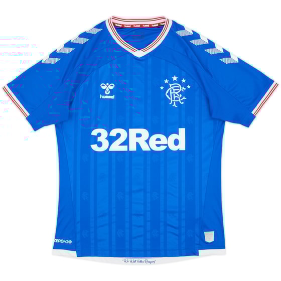 2019-20 Rangers Home Shirt - 8/10 - (M)