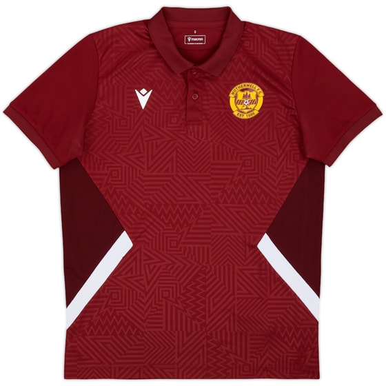2021-22 Motherwell Macron Training Polo - 8/10 - (S)