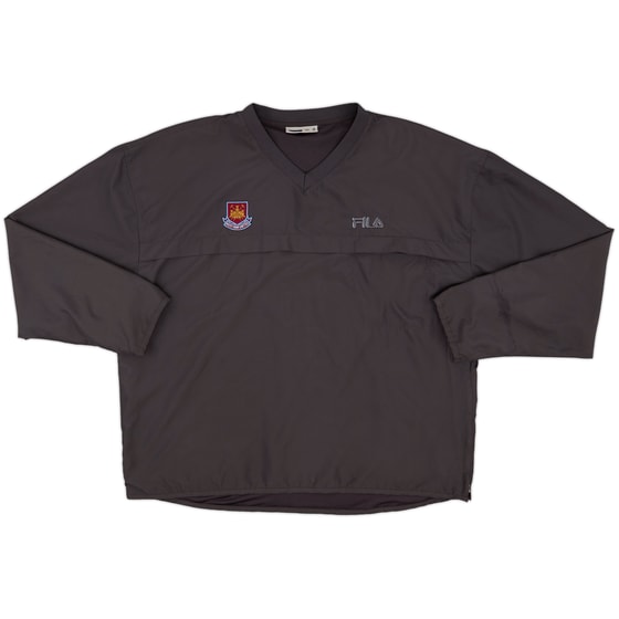1999-01 West Ham Fila Drill Top - 8/10 - (XXL)