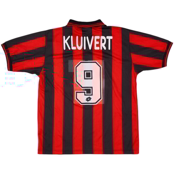 1997-98 AC Milan Home Shirt Kluivert #9 - 7/10 - (M)