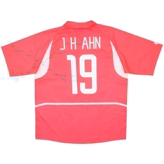 2002-03 South Korea Home Shirt J.H.Ahn #19 - 8/10 - (XL)