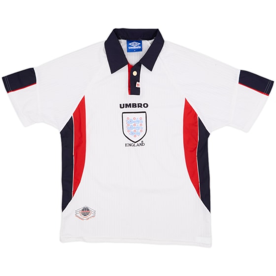 1997-99 England Home Shirt #7 - 8/10 - (M)