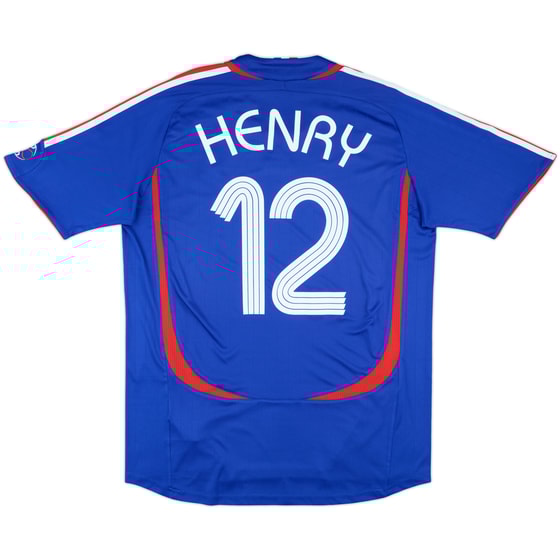 2006-07 France Home Shirt Henry #12 - 10/10 - (L)
