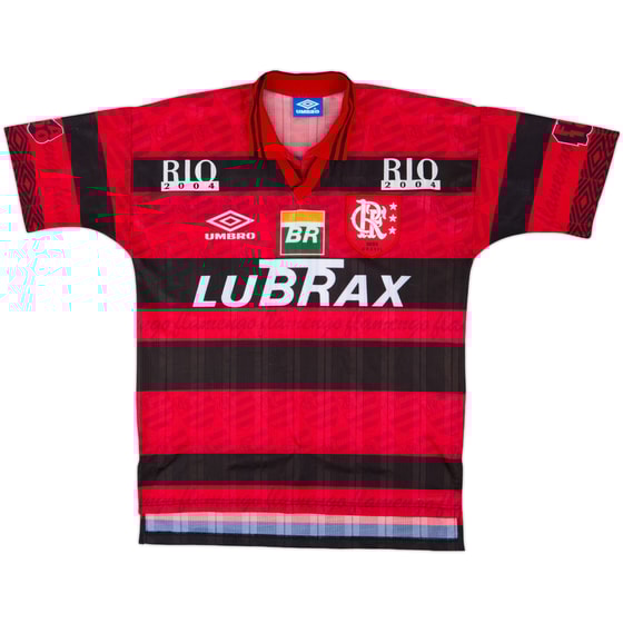 1995-96 Flamengo Centenary Home Shirt #10 - 9/10 - (L)