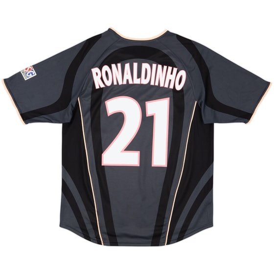 2001-02 Paris Saint-Germain Third Shirt Ronaldinho #21 - 8/10 - (M)