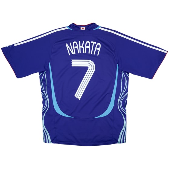 2006-08 Japan Home Shirt Nakata #7 - 9/10 - (M)