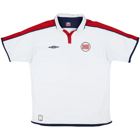 2002-04 Norway Away Shirt - 5/10 - (XL)