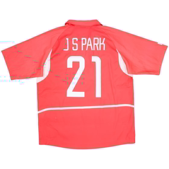2002-03 South Korea Home Shirt J.S.Park #21 - 8/10 - (XL)