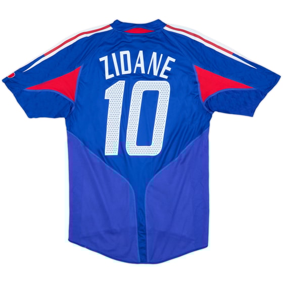 2004-06 France Home Shirt Zidane #10 - 10/10 - (M)