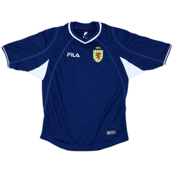 2000-02 Scotland Home Shirt - 8/10 - (L.Boys)