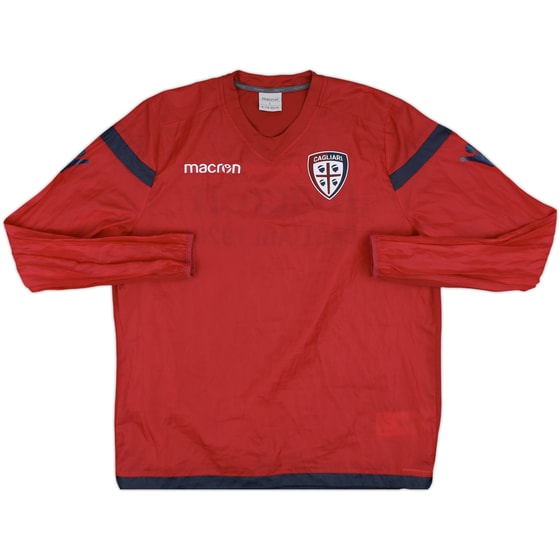 2013-14 Cagliari Macron Windbreaker - 8/10 - (L)