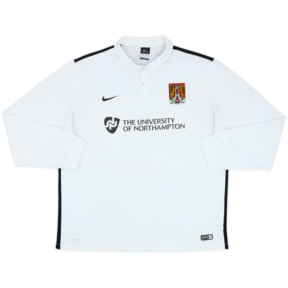 2016-17 Northampton Away L/S Shirt - 6/10 - (XXL)