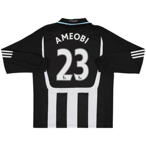 2007-09 Newcastle Home L/S Shirt Ameobi #23 - 8/10 - (L)