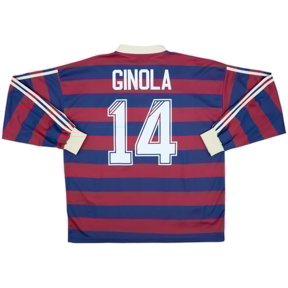 1995-96 Newcastle Away L/S Shirt Ginola #14 - 8/10 - (XL)
