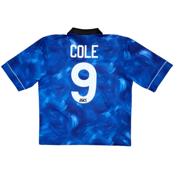 1993-95 Newcastle Away Shirt Cole #9 - 8/10 - (L)