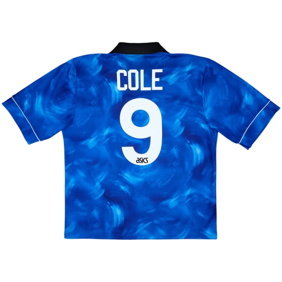 1993-95 Newcastle Away Shirt Cole #9 - 9/10 - (L)