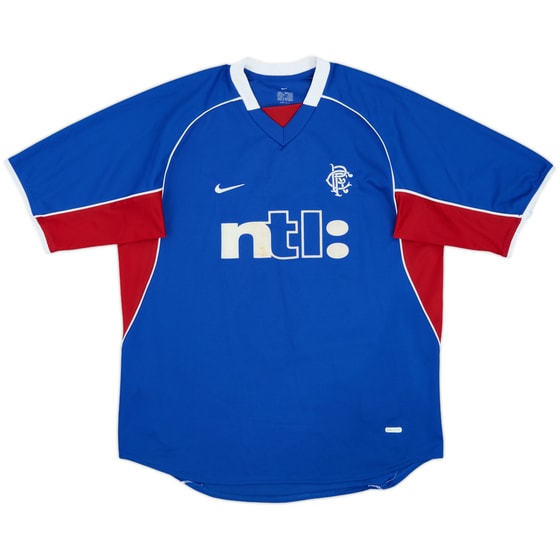2001-02 Rangers Home Shirt - 7/10 - (L)