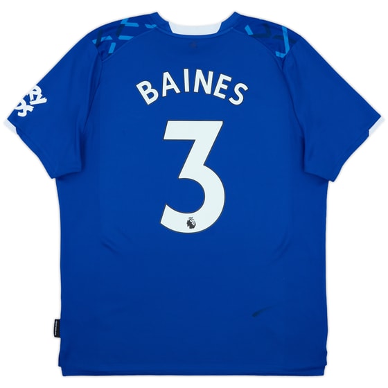 2019-20 Everton Home Shirt Baines #3 - 6/10 - (XL)