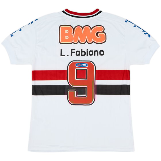 2011 Sao Paulo Home Shirt L.Fabiano #9 - 7/10 - (S)