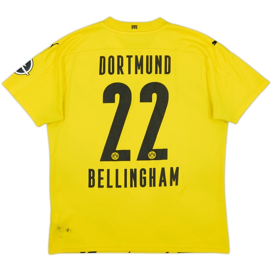 2020-21 Borussia Dortmund Home Shirt Bellingham #22 - 4/10 - (L)