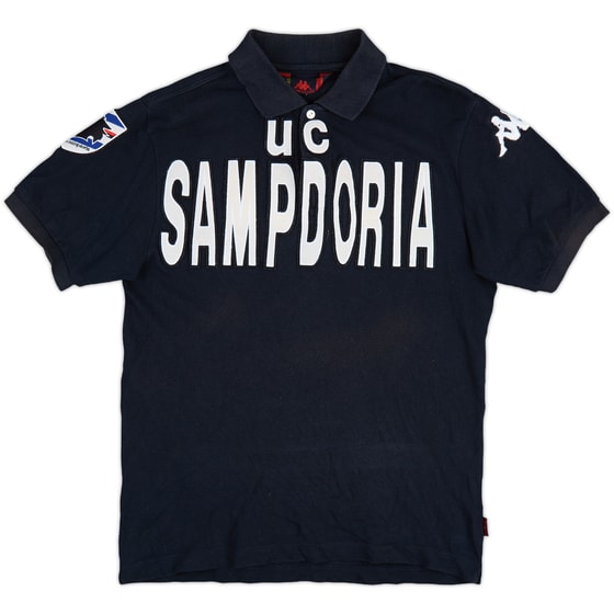 2008-09 Sampdoria Kappa Polo Shirt - 7/10 - (S)