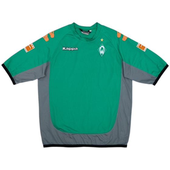 2006-07 Werder Bremen Kappa Training Shirt - 8/10 - (L)
