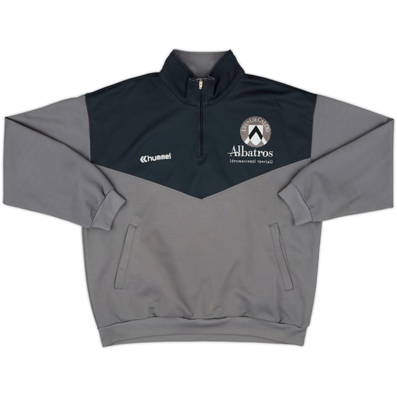 1995-96 Udinese Hummel 1/4 Zip Drill Top - 8/10 - (M)
