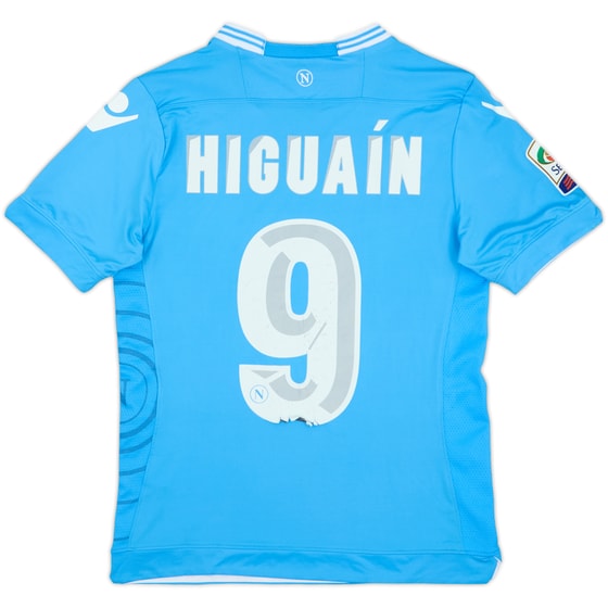 2013-14 Napoli Home Shirt Higuain #9 - 4/10 - (M)