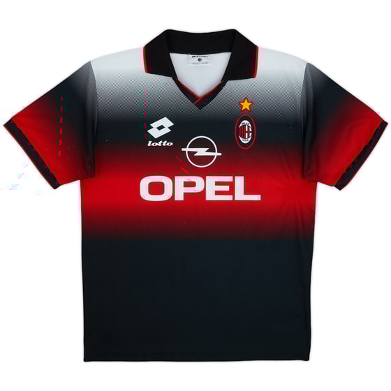 1995-96 AC Milan Lotto Training Shirt - 8/10 - (L)