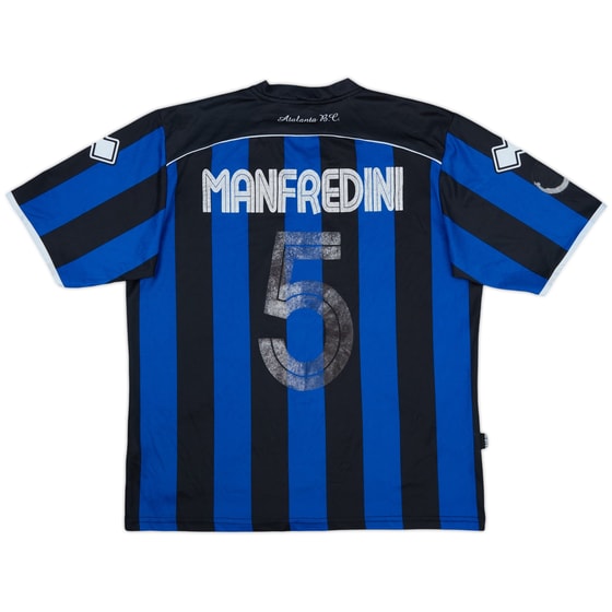 2008-09 Atalanta Home Shirt Manfredini #5 - 4/10 - (M)