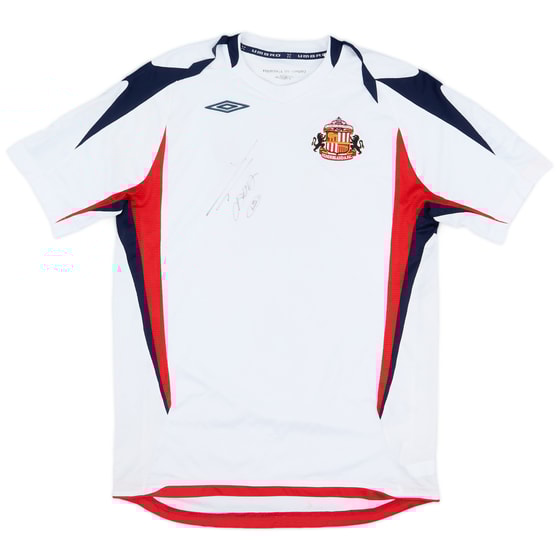 2007-08 Sunderland Signed Umbro Training Shirt - 5/10 - (XL.Boys)
