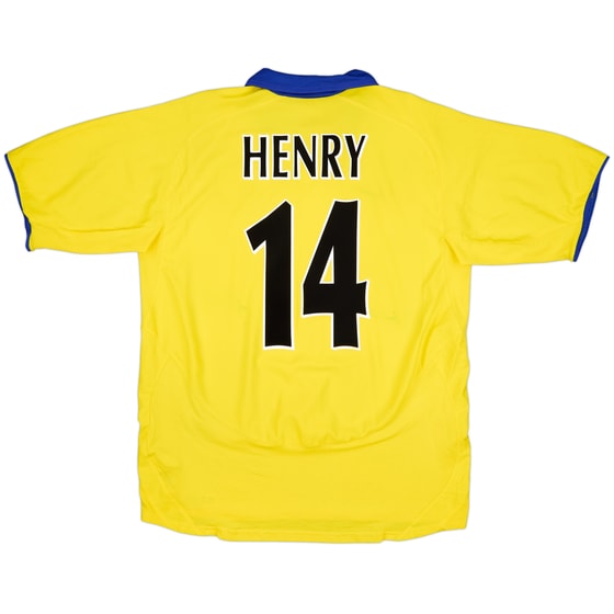 2003-05 Arsenal Away Shirt Henry #14 - 7/10 - (L)