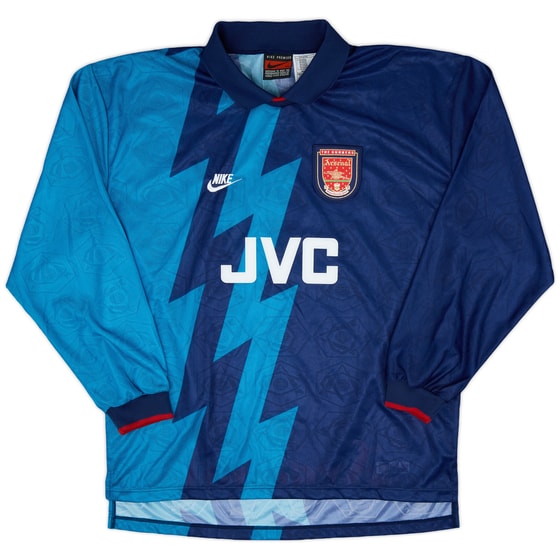 1995-96 Arsenal Match Issue Away L/S Shirt #4