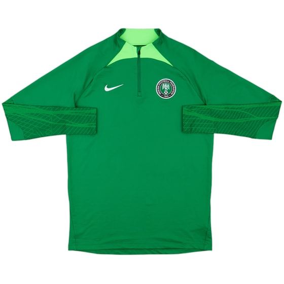 2022-23 Nigeria Nike 1/4 Zip Training Top - 10/10 - (M)