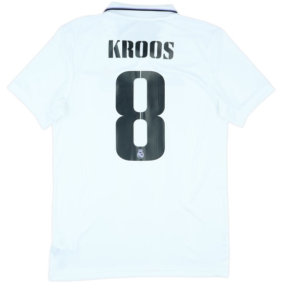 2022-23 Real Madrid Home Shirt Kroos #8 - 9/10 - (M)