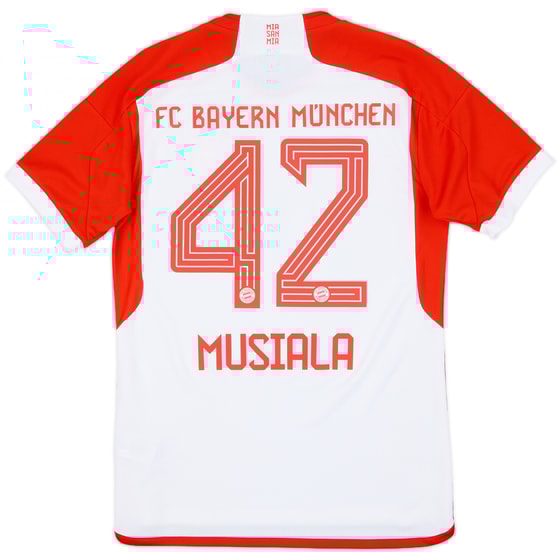 2023-24 Bayern Munich Home Shirt Musiala #42 - 10/10 - (S)