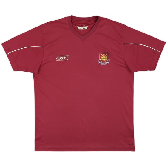 2004-05 West Ham Reebok Training Shirt - 8/10 - (M)